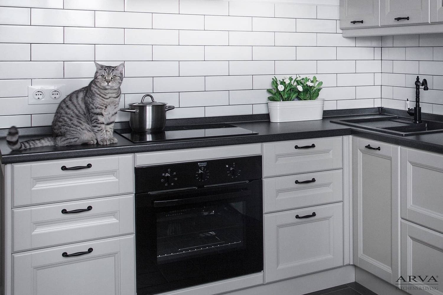 Угловая кухня, цвет серый прованс - Компания «Маэстро»