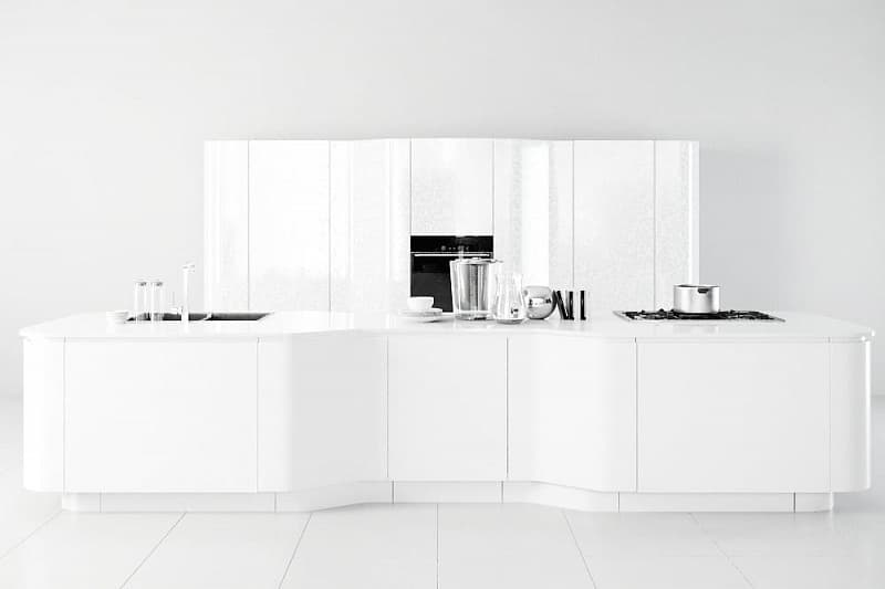 Белая кухня, покрытие эмаль - Компания «Маэстро»